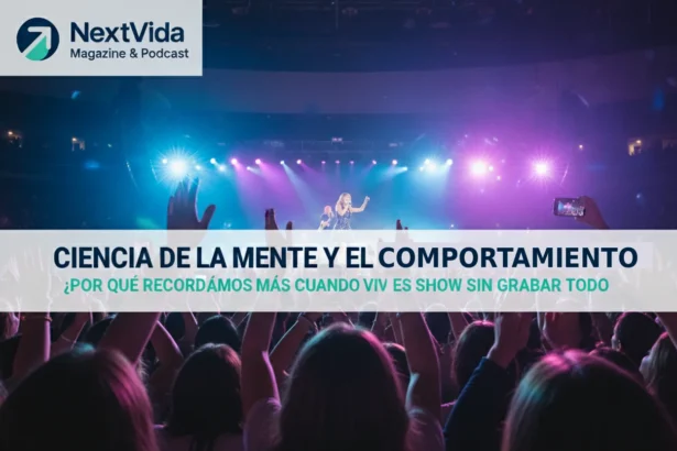 Ciencia de la mente y el comportamiento — por qué recordamos más cuando “vivimos” el show sin grabar todo